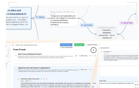 Perspectra multi-agent deliberation interface